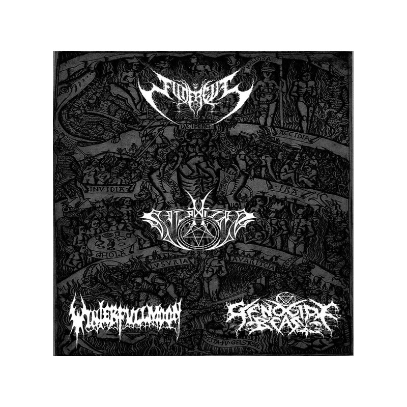 Funereus / Satanizer / Genocide Beast / Winterfullmoon - Split CD