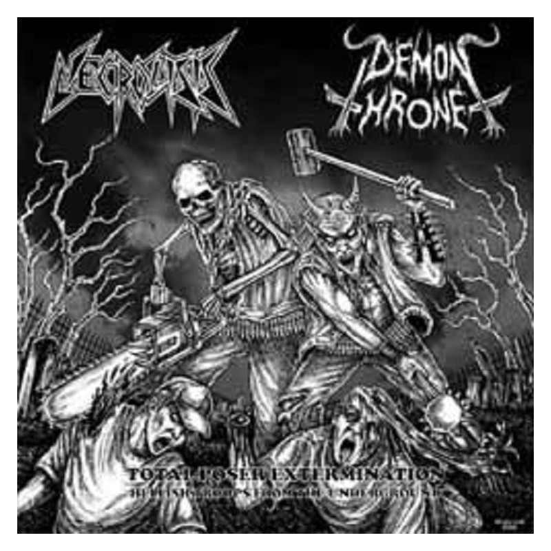 Necrolisis / Demonthrone - Total Poser Extermination - Hellish Troops from the Underground CD